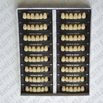 Зубы акриловые 3х слойные Kaifeng гарнитур 28 зубов HUGE DENTAL T7A2