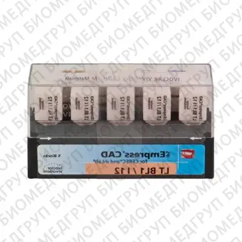 IPS Empress CAD CEREC/inLab LT BL1 I12 блоки из керамики, 5 шт