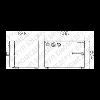 Сухожаровой шкаф 28 л, до 230С, естественная вентиляция, механическое регулирование, E 28, Binder, 90100001