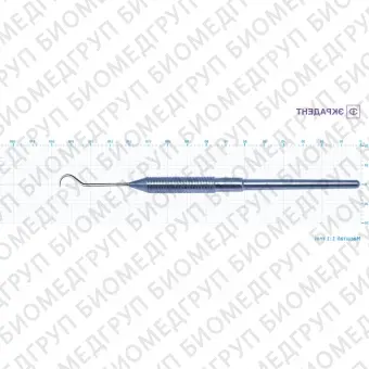 0107  зонд стоматологический серповидный малый