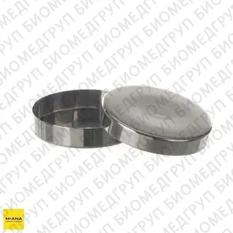 Чашки Петри, d 90 мм, нержавеющая сталь, h 20 мм, 1 шт., Bochem, 8637