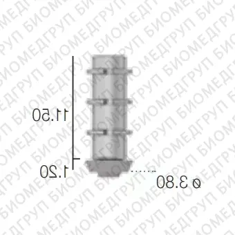 Абатмент временный титановый, не переустанавливаемый, SwedenMartina 3.8 мм х 11 мм AMPSA380