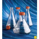 Колба Фернбаха 3000 мл, PC, вентилируемая крышка, стерильная, Pyrex (Corning), 431252, 4 шт.