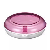 Plastic Box Circle бокс для хранения ортодонтических конструкций, цвет: пурпурный