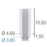 Абатмент отливаемый (выжигаемый), прямой, переустанавливаемый (анат. шейка), Sweden&Martina (3.8 мм х 11 мм A-CCR-380-EX)