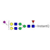 AdvanceBio InstantQ G2FS1 α(2,6) / FA2G2S(6)1 Стандарт N-гликанов (ранее ProZyme). N-гликан (моно-α(2,6)-сиалилированный, галактозилированный двухантенный комплекс N-гликан, ядро которого замещено фукозой), меченный InstantQ для использования в качестве к